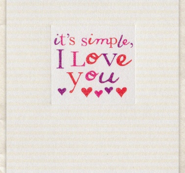 It’s Simple, I Love You (D232)