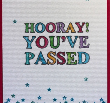 Hooray! You’ve Passed (V17)