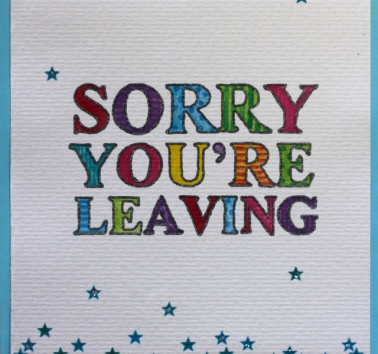 Sorry You’re Leaving (V18)